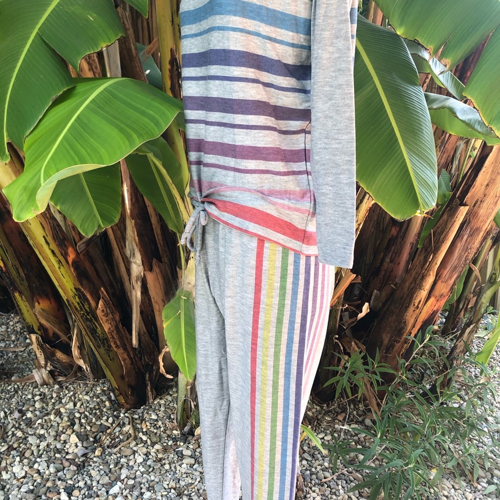Chaser Rainbow stripe jogger NWT ⚡️